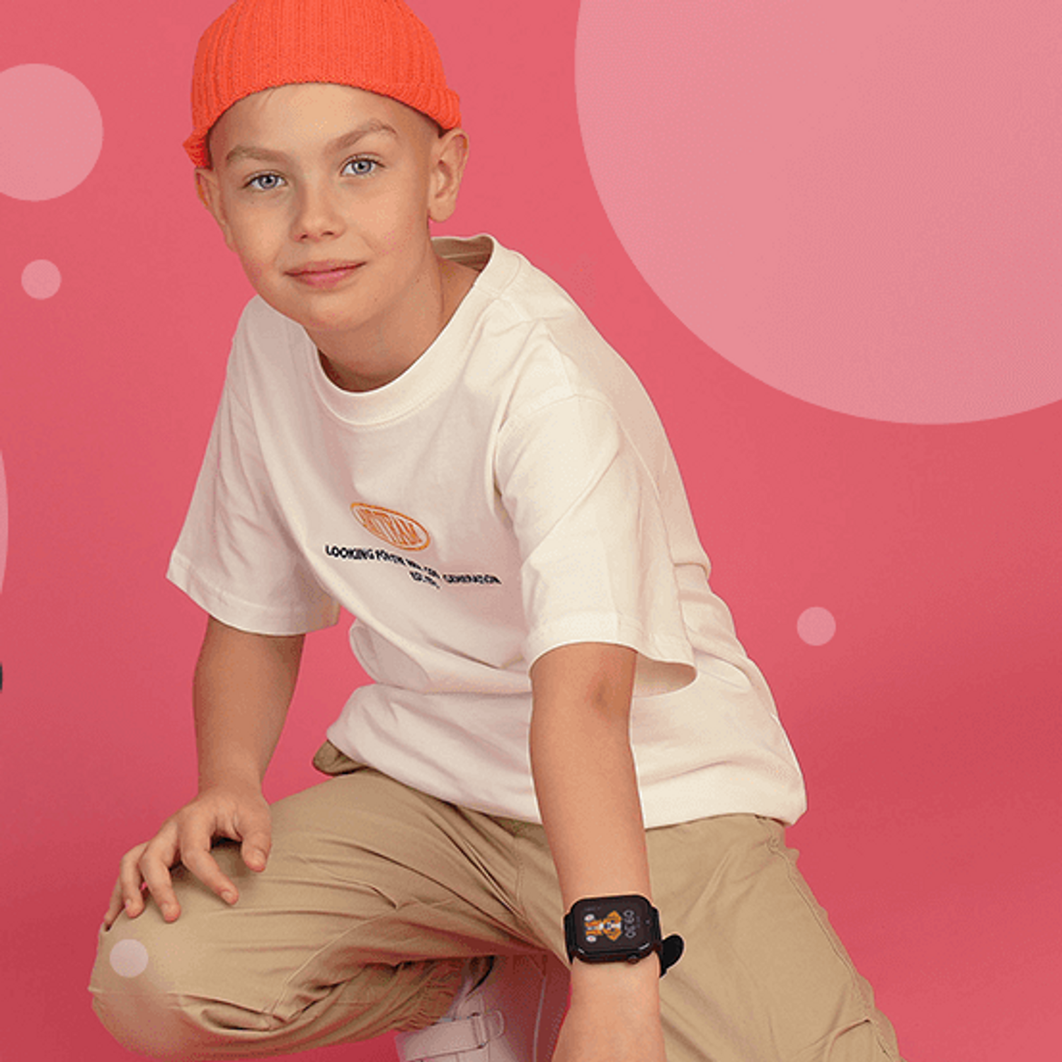 Smartwatch dziecięcy Garett Kids Rel 4G czarny. Smartwatch dla dziecka. Smartwatch dziecięcy Garett z rozmowami. Czarny smartwatch Garett dla z GPS i rozmowami (4).jpg